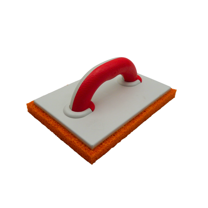 Reibebrett mit Schwammgummibelag, 240 x 165 x 20mm, grob Schwan