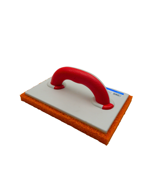 Reibebrett mit Schwammgummibelag, 240 x 165 x 20mm, grob Schwan