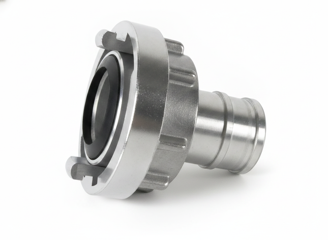 Storz Saugkupplung C mit Tülle 45mm Alu – Frontansicht