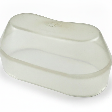 Plastikabdeckung für Luftkompressor K2 (eckig/oval) oval – passend für Putzmaschinen-Kompressoren (PFT, Putzmeister, Knauf PFT) – Frontansicht