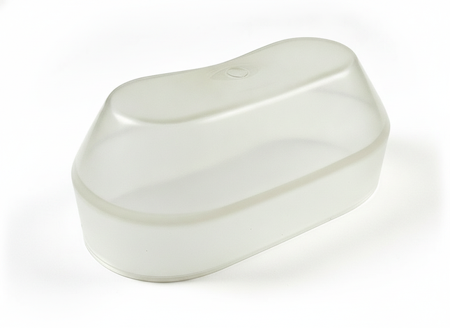 Plastikabdeckung für Luftkompressor K2 (eckig/oval) oval – passend für Putzmaschinen-Kompressoren (PFT, Putzmeister, Knauf PFT) – Rückansicht