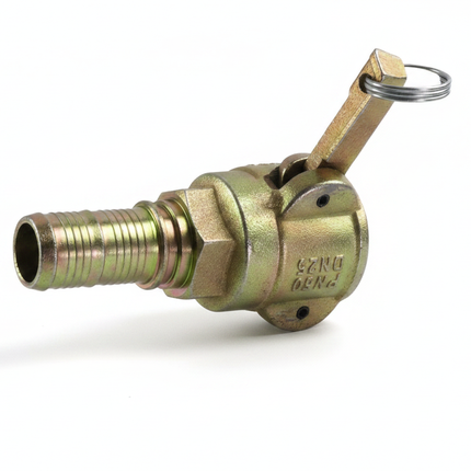 Kupplung 25 M-Teil mit Tülle, LW 24mm – Rückansicht