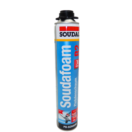 Soudal Soudafoam Gun B2 Pistolenschaum PU-Schaum/Bau-Schaum 750 ml