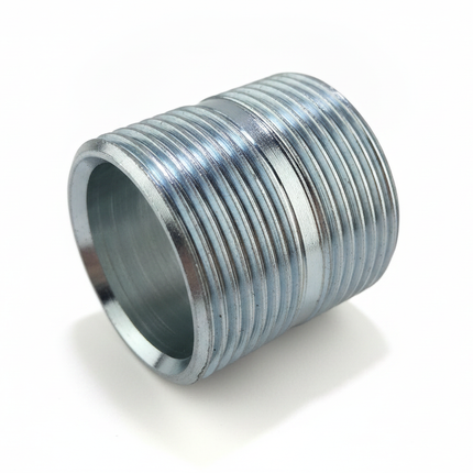 Doppelnippel 1 1/4 Zoll x 60mm AG – Frontansicht