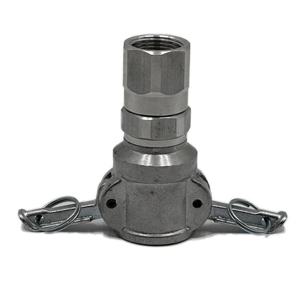 Aluminium Kupplung drehbar 25 mm fuer Feinputzgeraet
