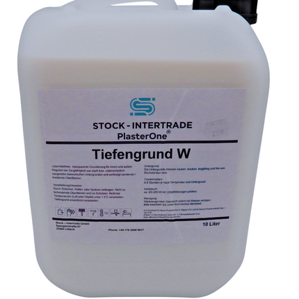 PlasterOne® Tiefengrund 10 Liter – Transparente Grundierung für Malerarbeiten Mein Shop