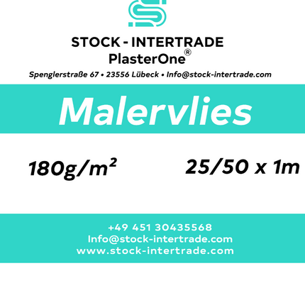 Abdeckvlies, Malervlies, Anti-Rutsch-Vlies , 100cm x 50m ,25m Rolle Schutzvlies Mein Shop