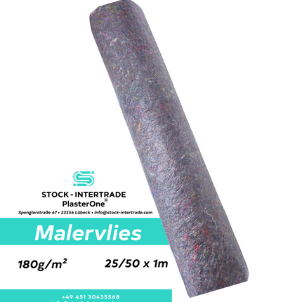 Abdeckvlies, Malervlies, Anti-Rutsch-Vlies , 100cm x 50m ,25m Rolle Schutzvlies Mein Shop