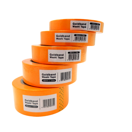 10x Profi Malerkrepp Goldband 50m Rolle Fineline Washi Tape Malerband Abdeckband Mein Shop