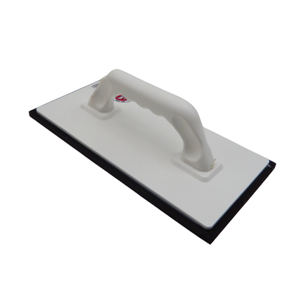 Kunststoff-Reibebrett m. schwarzem Belag, 280x140x8mm Schwan