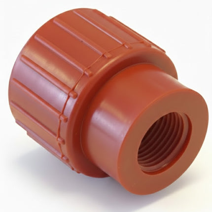 Kunststoff-Reduktionsnippel 1/2 Zoll f. Durchflussmesser kurze Ausführung Stock-plasterOne