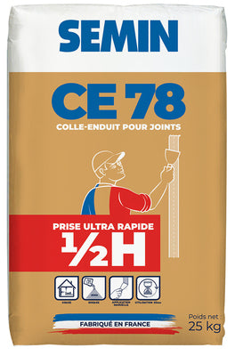 SEMIN CE 78 Spachtelmasse Sehr Schnell (½ Std.) – für Gipskartonfugen
