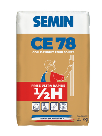 SEMIN CE 78 Spachtelmasse Sehr Schnell (½ Std.) – für Gipskartonfugen