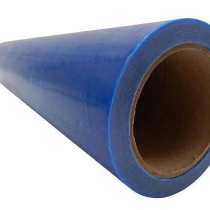 Selbstklebende Schutzfolie / Glasschutzfolie/ Fensterschutz 50 cm x 100 m – blau Stock-plasterOne