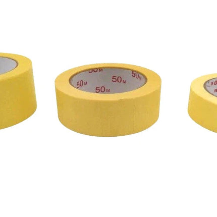 Kreppband Malerkrepp Abdeckband 30 / 38 / 50 mm x 50 m Abklebeband innen Maler Stock-plasterOne