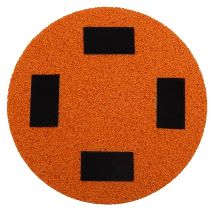 Schwammscheibe 4x Klett orange 350x15 mm – grob Putzscheibe Stock-plasterOne