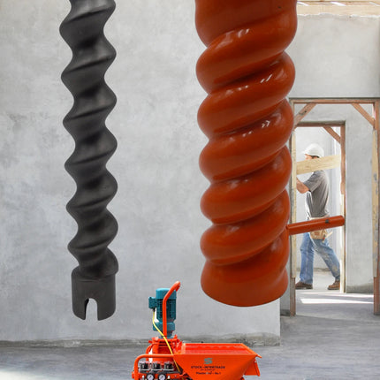 Rotor Stator D6-3 Spiral Twisted – passend für PFT G4 – Mantel Schnecke Stock-plasterOne