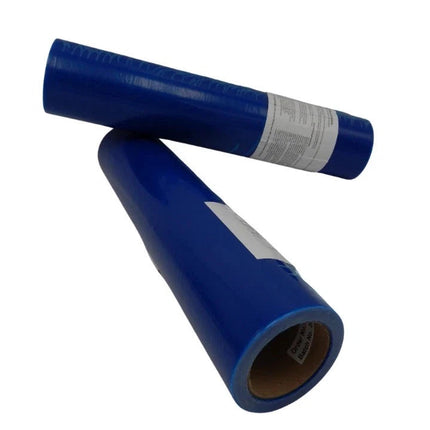 Selbstklebende Schutzfolie / Glasschutzfolie/ Fensterschutz 50 cm x 100 m – blau Stock-plasterOne