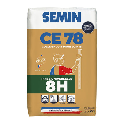 SEMIN CE 78 Fugenspachtel 8 Std. Abbindezeit (universal), 25-kg-Sack