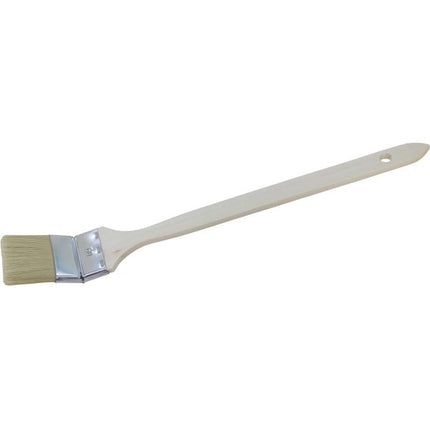 Heizkörperpinsel 60 mm mit langem, abgewinkeltem Holzstiel und Kunstborste