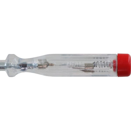 Phasenprüfer – Griff aus SAN-Kunststoff mit integrierter Glimmlampe und Metallclip
