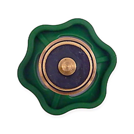 Oberteil für Absperrhahn (Messing / 90°-Drehung) – Präziser Durchflussregulator